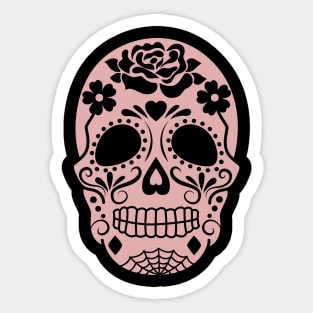 Textured Skull Sticker